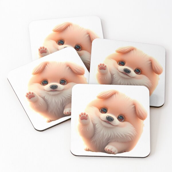 Item preview, Cute puppy saying hello designed and sold by sweet-family.