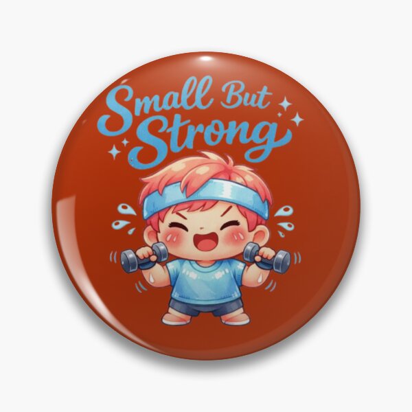 Item preview, Small But Strong – Cute Gym Kid Fitness Illustration designed and sold by wanado.