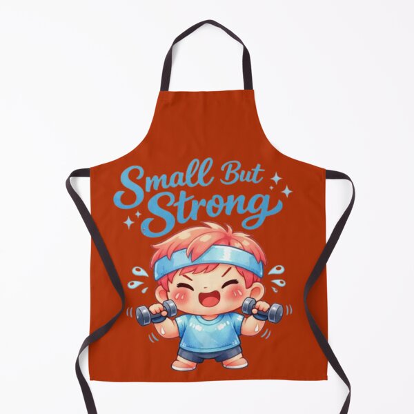 Item preview, Small But Strong – Cute Gym Kid Fitness Illustration designed and sold by wanado.