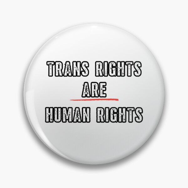 Item preview, Trans Rights Are Human Rights – Distressed Statement Shirt designed and sold by In the Groove & Beyond.