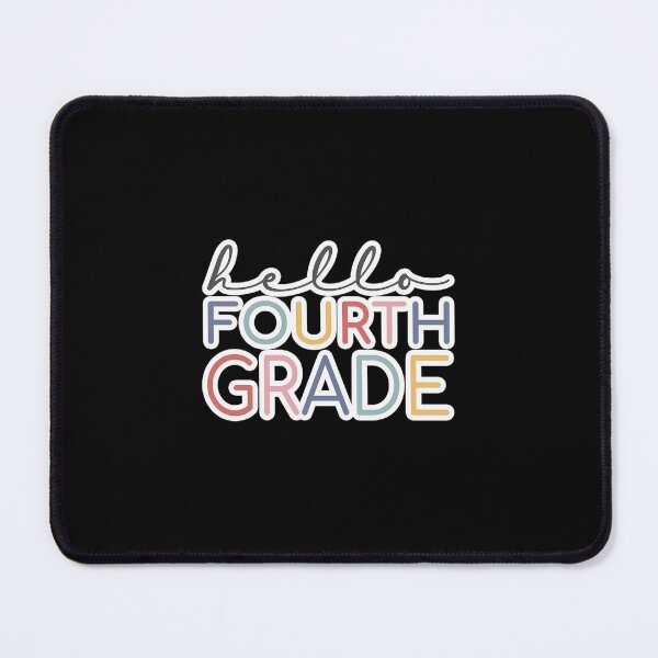 Item preview, Hello Fourth Grade Colorful Script designed and sold by awkidmwf29.