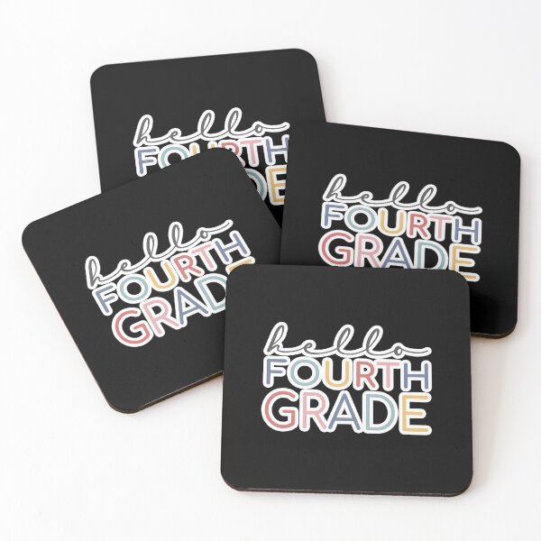 Item preview, Hello Fourth Grade Colorful Script designed and sold by awkidmwf29.