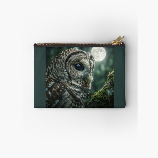 Item preview, Barred Owl Under Full Moon designed and sold by Tridentulus.