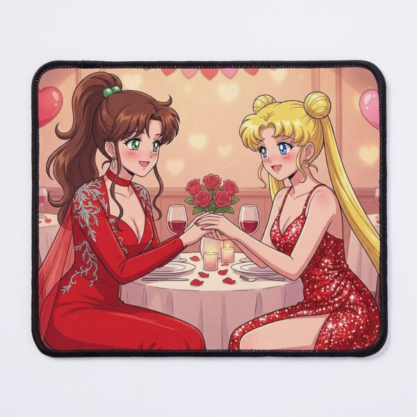Item preview, Makoto and Usagi Valentine's Date designed and sold by Solace Sparkles.