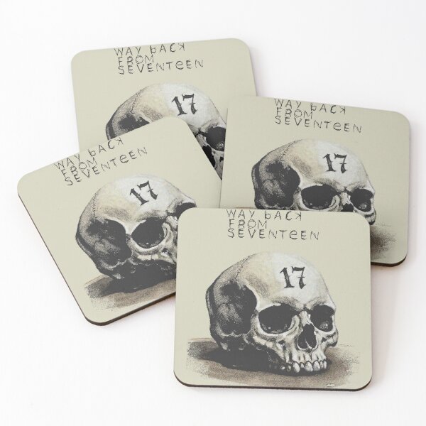 Item preview, Way Back From seventeen - Vintage Skull illustration designed and sold by Ignorante.