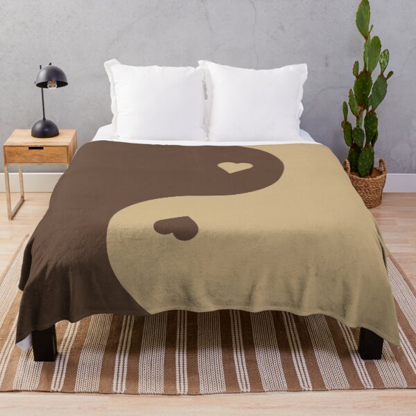 Item preview, Latte Yin Yang Heart designed and sold by STUDIO MORE Los Angeles.