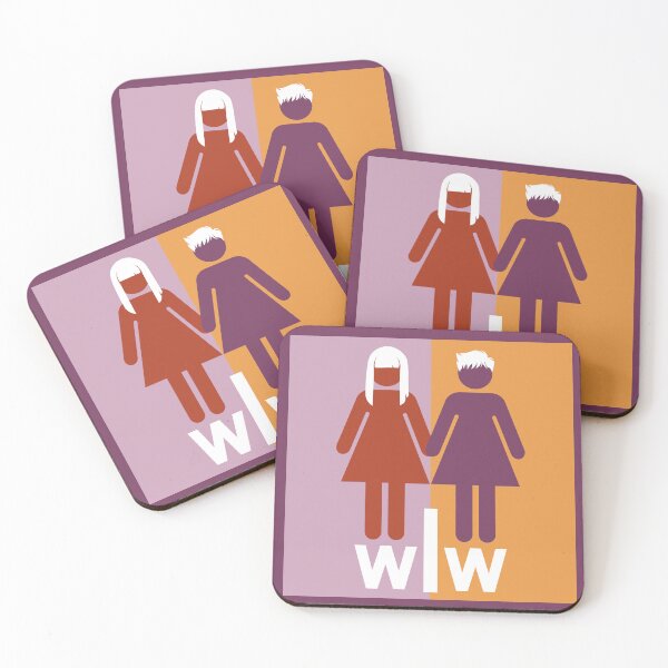 Item preview, Cute Women's Washroom wlw love Sapphic Lesbian  designed and sold by TackyTime.