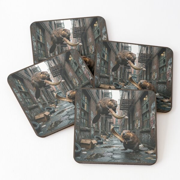 Item preview, Beavers Playing Jai Alai designed and sold by Tridentulus.