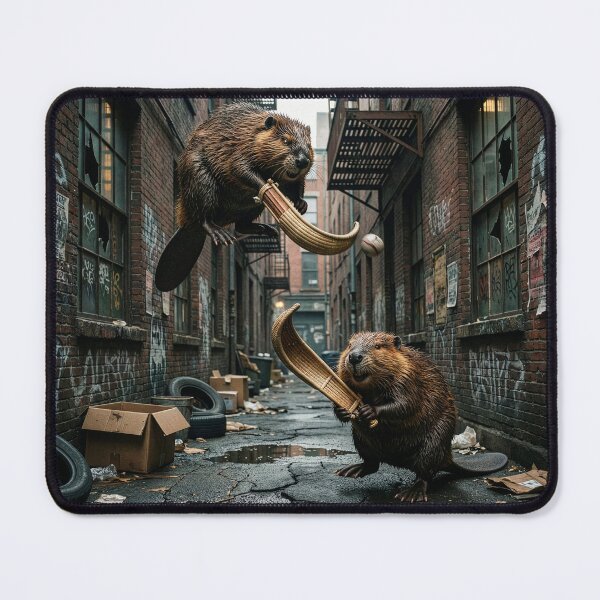 Item preview, Beavers Playing Jai Alai designed and sold by Tridentulus.