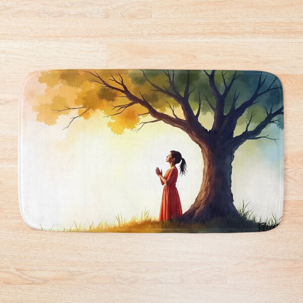 Item preview, Praying Woman Under Shade of Tree designed and sold by Pastor Reeves Studio.