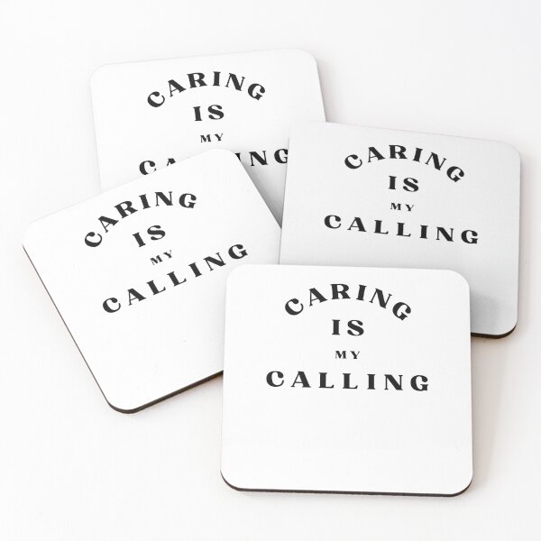 Item preview, Caring Is My Calling Nurse Quote designed and sold by Bongsheila.