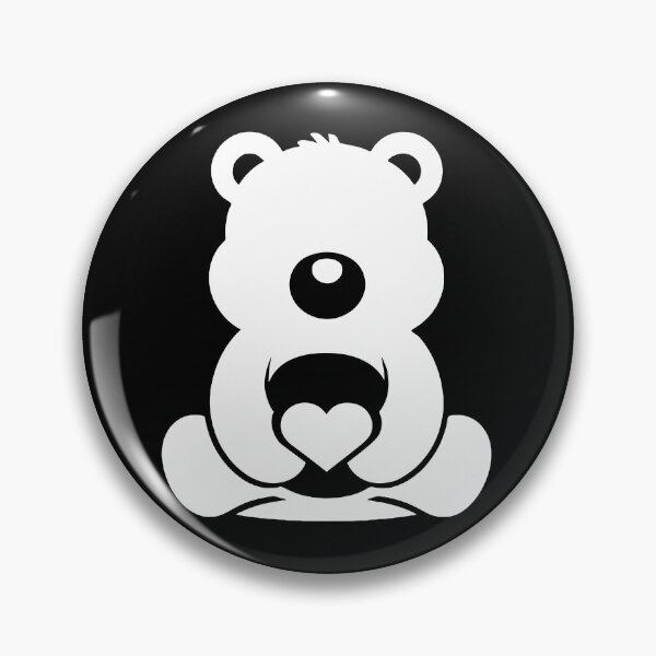 Item preview, Heartcore Teddy — Minimal  Silhouette designed and sold by Zayn Studio.