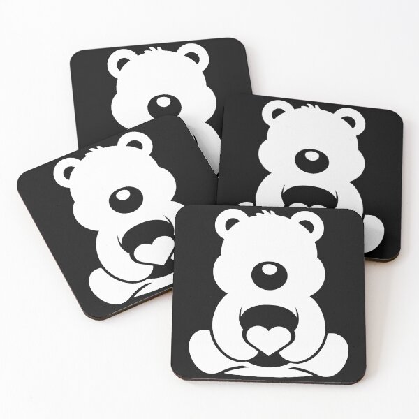 Item preview, Heartcore Teddy — Minimal  Silhouette designed and sold by Zayn Studio.