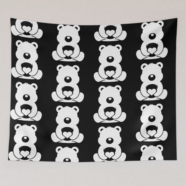 Item preview, Heartcore Teddy — Minimal  Silhouette designed and sold by Zayn Studio.