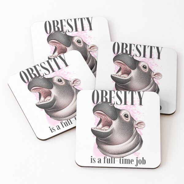 Item preview, chubby hippo designed and sold by RepYourLook.