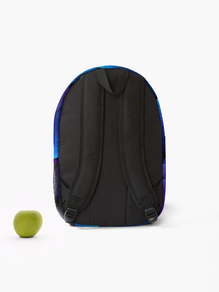 Thumbnail 2 of 3, Backpack, ColorWave designed and sold by NineCatsStudio.