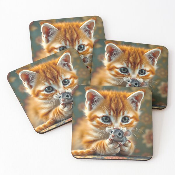 Item preview, Kitten Kisses & Tiny Whiskers designed and sold by PresciousPrintz.