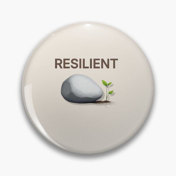 Item preview, Resilient – Growth Through Adversity Minimal Nature Art designed and sold by The SD Ink.