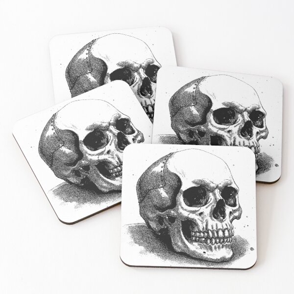Item preview,  Illustration of skull with gold plate and gold teeth designed and sold by Ignorante.