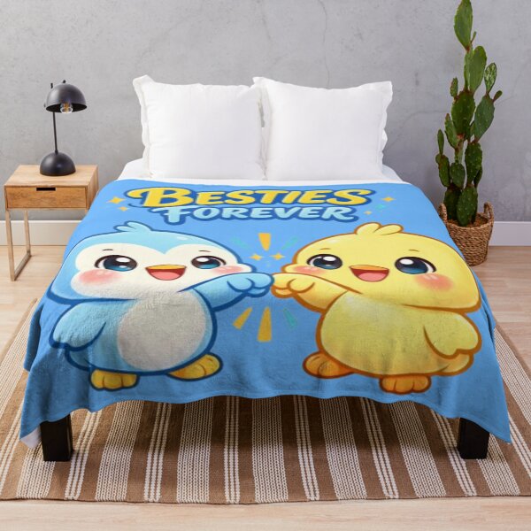 Item preview, Besties Forever – Cute Friendship Birds Cartoon Illustration designed and sold by wanado.