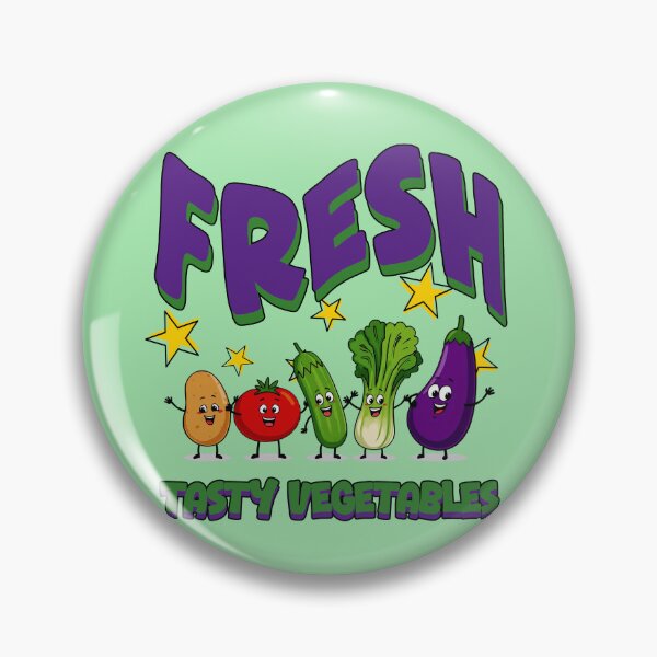 Item preview, Fresh tasty vegetables fun vegan potato tomato cucumber celery eggplant designed and sold by Shedronpanda.
