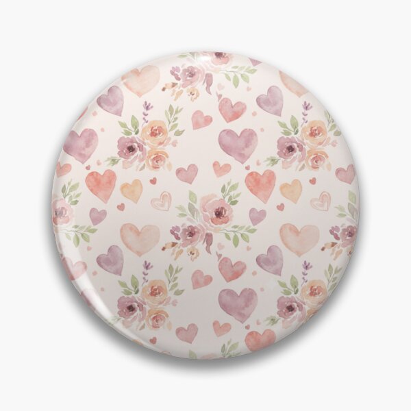 Item preview, Valentine Floral Heart Seamless Pattern designed and sold by FashioonTrends.
