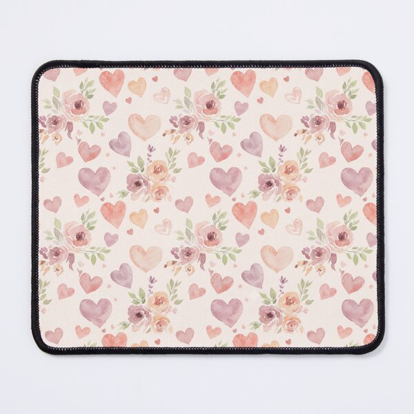 Item preview, Valentine Floral Heart Seamless Pattern designed and sold by FashioonTrends.