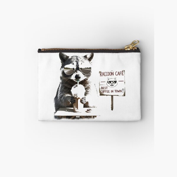 Item preview, Raccoon Drinking Iced Coffee. #4 designed and sold by EunsooLee.