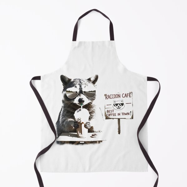 Item preview, Raccoon Drinking Iced Coffee. #4 designed and sold by EunsooLee.