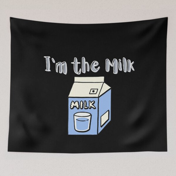 Item preview, I’m the Milk – Cute Cartoon Milk Carton Couple Design designed and sold by XyoticStudios.