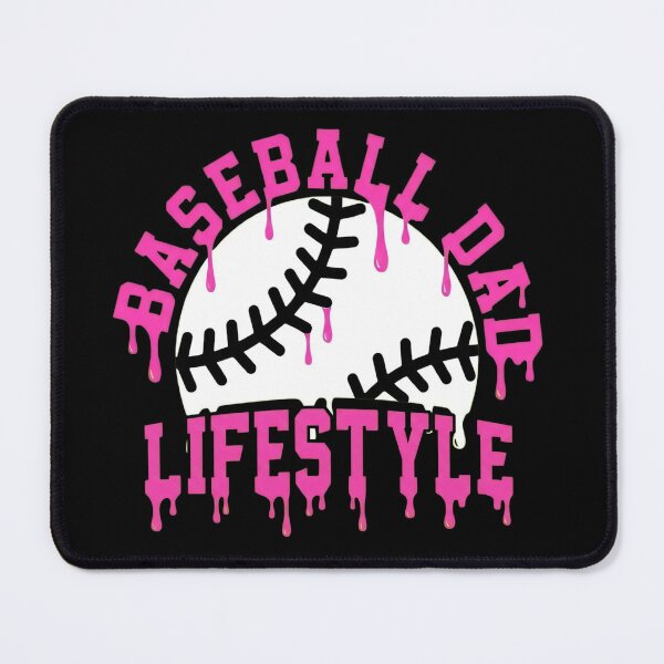 Item preview, Baseball Dad Lifestyle Pink Drip Shirt designed and sold by KIROSALS.