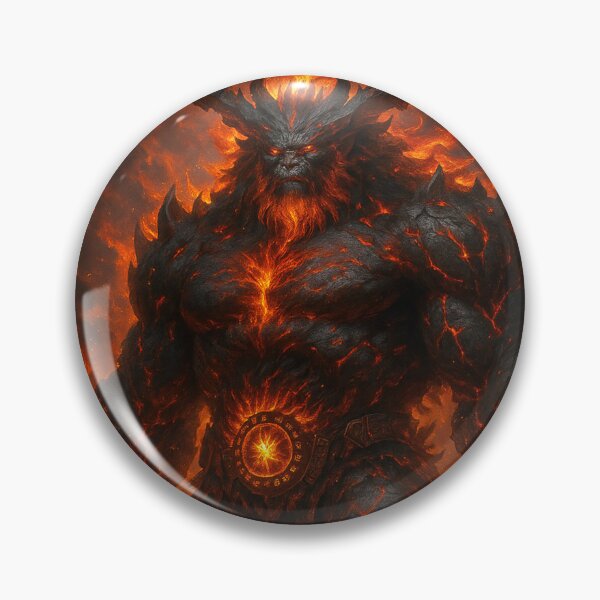 Item preview, Gigantic Monster of Lava designed and sold by fantasyai3.