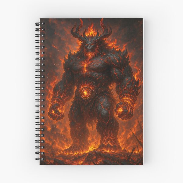 Item preview, Gigantic Monster of Lava designed and sold by fantasyai3.