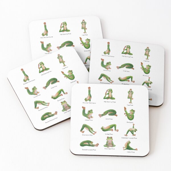 Item preview, 12 Frog Yoga Poses designed and sold by Roy & Tiffany.