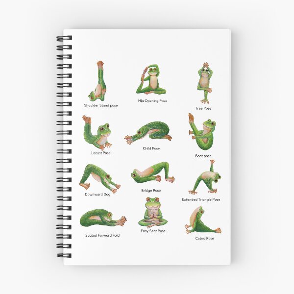 Item preview, 12 Frog Yoga Poses designed and sold by Roy & Tiffany.