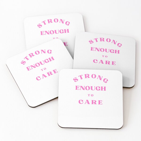 Item preview, Strong Enough to Care Nurse Quote designed and sold by Bongsheila.