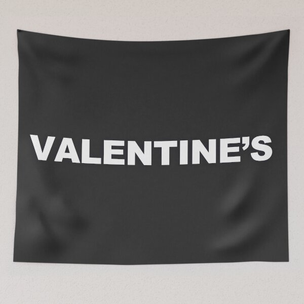 Item preview, VALENTINE'S — White Minimal Bold Type Statement designed and sold by WORDPAUSE.