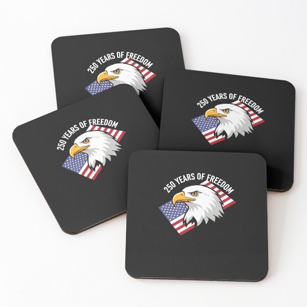 Artikelvorschau, Patriotischer Adler und Flagge – 250 Jahre 1776–2026 – 4. Juli entworfen und verkauft von Happycapyco.