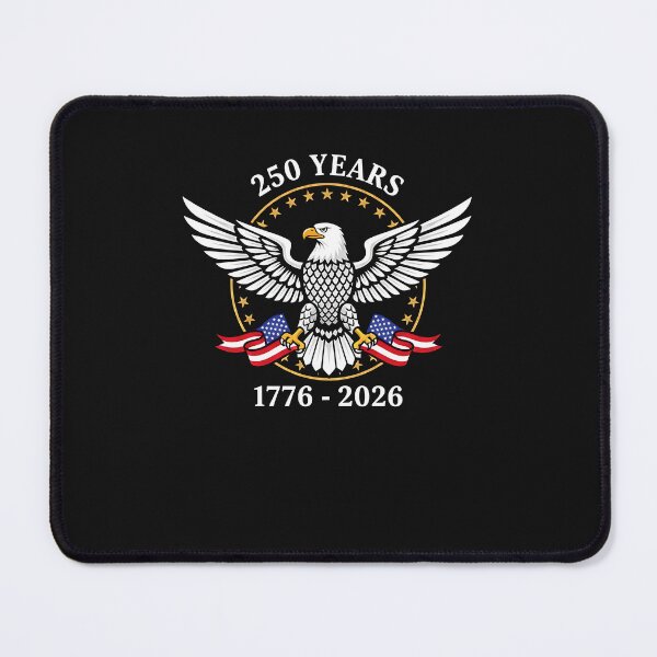 Item preview, Patriotic Eagle and Flag 250 Years 1776-2026 4th of July designed and sold by Happycapyco.