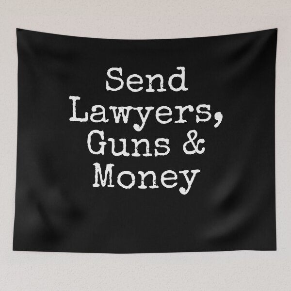 Item preview, Send Lawyerss Guns And Moneys designed and sold by Sunchiro.