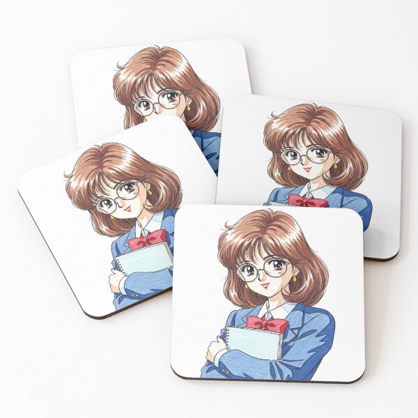 Item preview, Retro Anime Aesthetic Student Girl designed and sold by JonelleTshirts.