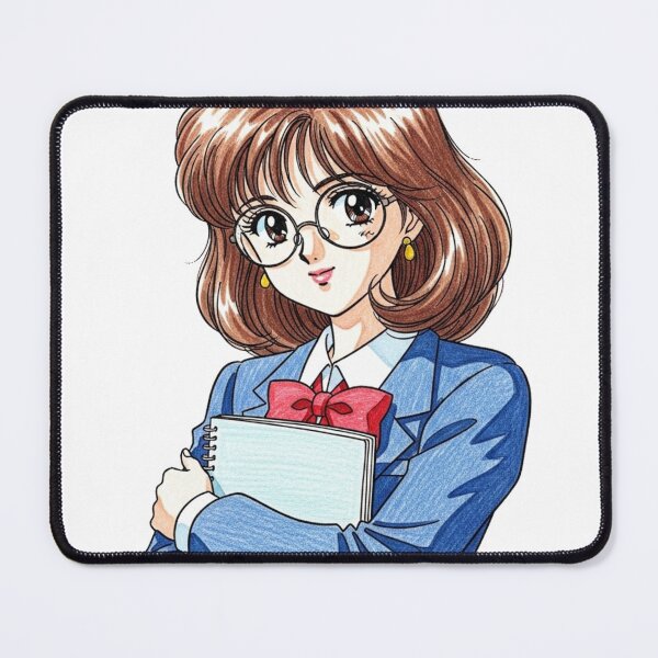 Item preview, Retro Anime Aesthetic Student Girl designed and sold by JonelleTshirts.