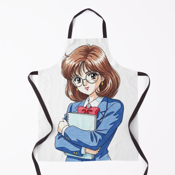 Item preview, Retro Anime Aesthetic Student Girl designed and sold by JonelleTshirts.