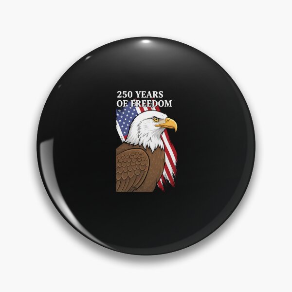 Item preview, Patriotic Eagle and Flag 250 Years 1776-2026 4th of July designed and sold by Happycapyco.