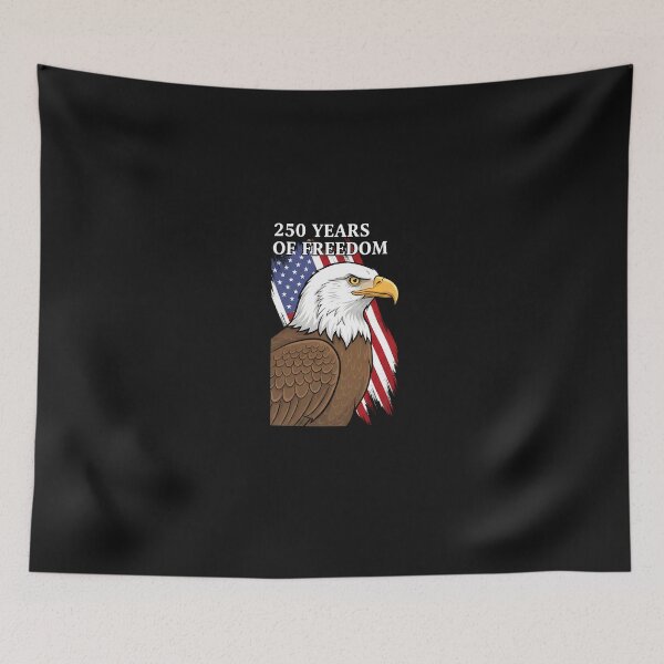 Item preview, Patriotic Eagle and Flag 250 Years 1776-2026 4th of July designed and sold by Happycapyco.