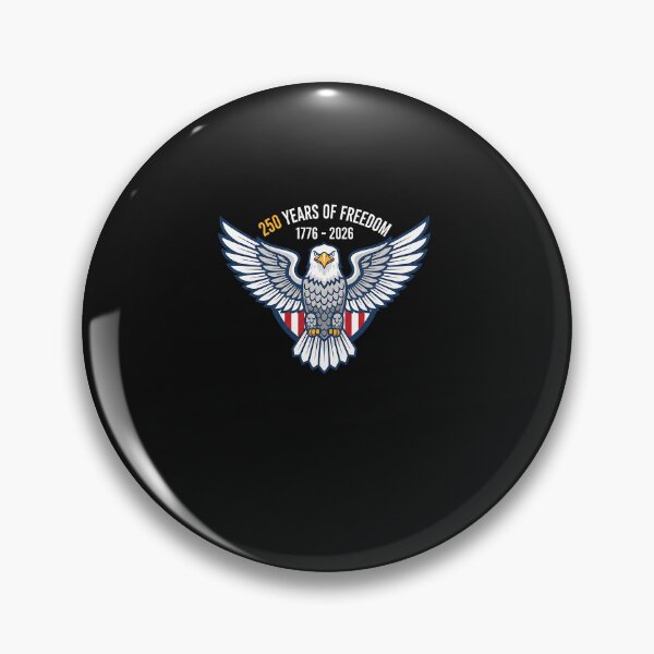 Item preview, Patriotic Eagle and Flag 250 Years 1776-2026 4th of July designed and sold by Happycapyco.