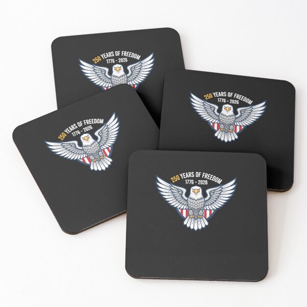 Item preview, Patriotic Eagle and Flag 250 Years 1776-2026 4th of July designed and sold by Happycapyco.