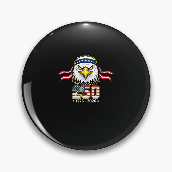 Item preview, Patriotic Eagle and Flag 250 Years 1776-2026 4th of July designed and sold by Happycapyco.