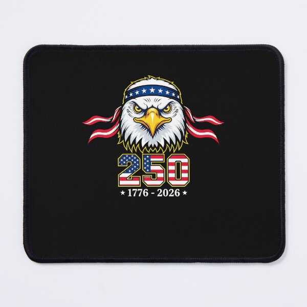 Item preview, Patriotic Eagle and Flag 250 Years 1776-2026 4th of July designed and sold by Happycapyco.