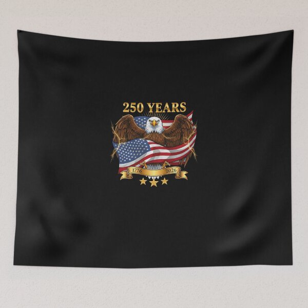 Item preview, Vintage Eagle USA Flag 250 Years 1776-2026 250th Birthday  designed and sold by Happycapyco.